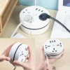 وصلة مشترك كهربائي 3 منافذ مع 3 منافذ USB للشحن السريع