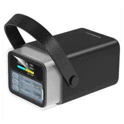 باور بنك 40000mAh بشحن سريع PD 65W وإضاءة LED 360° - صورة 2