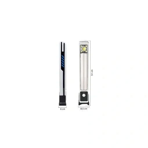 مصباح طوارئ 45 واط إضاءة قوية تعمل بالطاقة الشمسية مع شحن USB - صورة 4