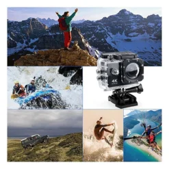 كاميرا أكشن رياضية بدقة 4K – مقاومة للماء + واي فاي + رؤية واسعة 170° - صورة 2