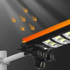 كاميرا مراقبة شمسية 4K بزاوية 360° واتصال 4G/WiFi – مزودة بكشاف ذكي ورؤية ليلية (SPM-XA01) - صورة 9