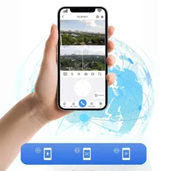 كاميرا مراقبة شمسية 4K بزاوية 360° واتصال 4G/WiFi – مزودة بكشاف ذكي ورؤية ليلية (SPM-XA01) - صورة 10