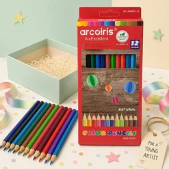 أقلام ألوان خشبية Arcoiris عدد 12 لون - صورة 4