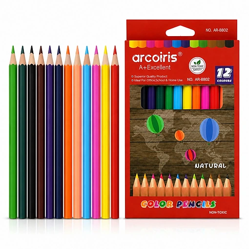 أقلام ألوان خشبية Arcoiris عدد 12 لون - صورة 6