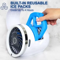 مبرد هواء محمول Arctic Air Ice Jet – 3 سرعات مع إضاءة LED وخزان مياه - صورة 2