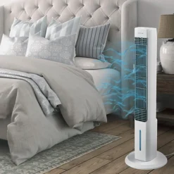 مروحة عامودية Arctic Air للتبريد بالبخار مع إضاءة ليلية LED تصميم عصري بقدرة 80 واط - صورة 9