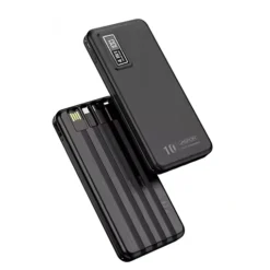باور بانك بسعة 10000mAh شحن سريع 22.5W مع 4 كابلات مدمجة وشاشة رقمية ASPOR A300PD - صورة 7