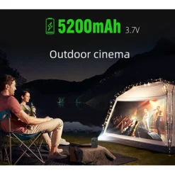 جهاز عرض بروجكتور محمول C900 – DLP ذكي مع بلوتوث بطارية داخلية - صورة 13