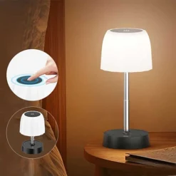 مصباح طاولة LED لاسلكي قابل للشحن