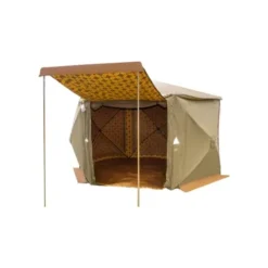 خيمة دسكفري كل المواسم 3.5×3.5 م قماش كانفاس طبقتين مقاومة للماء - صورة 4