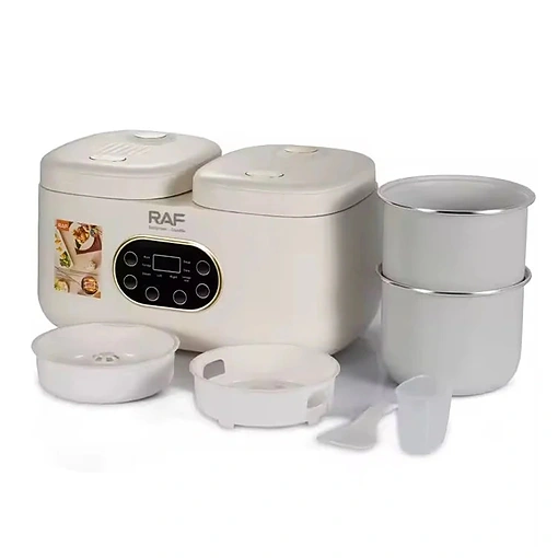 قدر طبخ الأرز الكهربائي المزدوج 4 لتر 300 واط - صورة 4