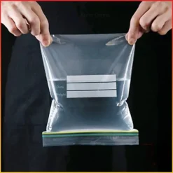 أكياس حفظ الطعام بسحاب مزدوج (16.5×16 سم) – 30 كيس - صورة 3