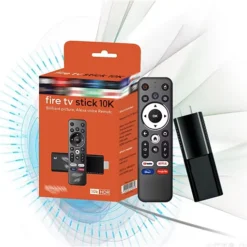 مشغل الوسائط Fire - مشغل الوسائط Fire TV Stick 10K مع جهاز التحكم الصوتي Alexa