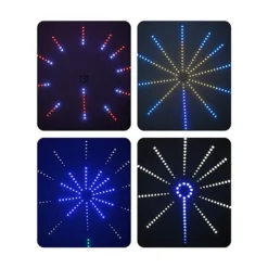 شريط إضاءة LED بشكل ألعاب نارية – مزامنة موسيقى وتحكم ذكي USB - صورة 9