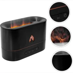 فواحة اللهب المضيئة رذاذ عطري مع إضاءة LED وتأثير شعلة واقعي - صورة 5