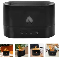 فواحة اللهب المضيئة رذاذ عطري مع إضاءة LED وتأثير شعلة واقعي - صورة 10