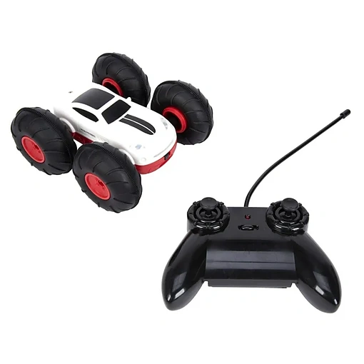 سيارة تحكم عن بعد بهلوانية Flip Stunt Rally – دوران 360° بإضاءة LED - صورة 4