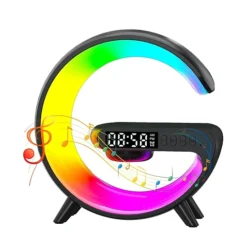 مكبر صوت بلوتوث G-Lamp مع شحن لاسلكي 10 واط وإضاءة - صورة 8