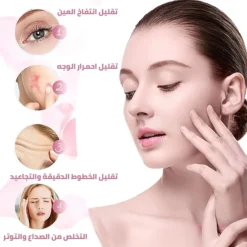 كرات تدليك الوجه الزجاجية بالتبريد والتدفئة 2 قطعة لشد البشرة وتقليل الانتفاخ - صورة 2