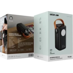 باور بانك Green Lion Hyper Core 40 سعة 40000 مللي أمبير مع شحن سريع PD 65 - صورة 2