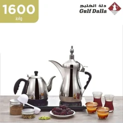دلة قهوة وشاي كهربائية 1600 واط  سعة 1 لتر من Gulf Dalla - صورة 2