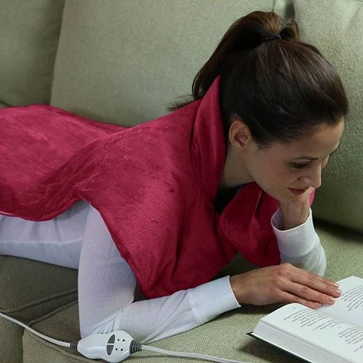 غطاء مساج وتدليك حراري للظهر والرقبة والأكتاف - صورة 5