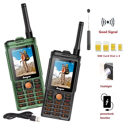 هاتف Hope K29 على أربع بطاقات SIM