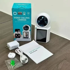 كاميرا مراقبة داخلية WiFi FHD 1080P مكالمات فيديو وصوت ثنائي – iCSee YH-XM-DP06S - صورة 6