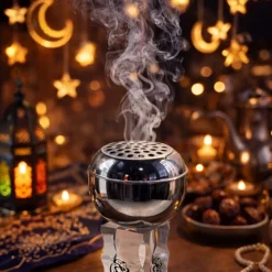 مبخرة بقاعدة زجاجية كريستالية - صورة 2