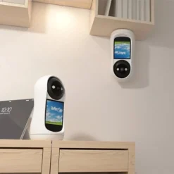 كاميرا مراقبة داخلية WiFi HD برؤية ليلية ودوران 270° مع صوت ثنائي - صورة 4