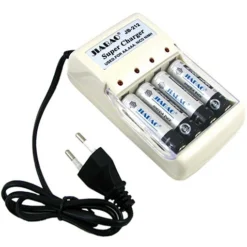 شاحن بطارية Jiabao JB212 مع 4 بطاريات AA – طاقة تدوم لأطول وقت - صورة 4