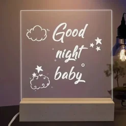 لوح أكريليك قابل للكتابة بإضاءة LED - صورة 3
