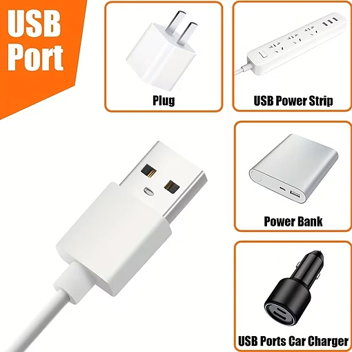 مصباح مكياج LED للمرآة 30 سم ببطارية ليثيوم ولمس وشحن USB - صورة 6