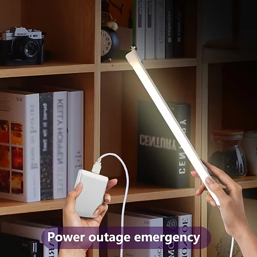 مصباح مكياج LED للمرآة 30 سم ببطارية ليثيوم ولمس وشحن USB - صورة 9