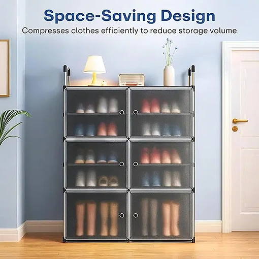 خزانة أحذية مغناطيسية فاخرة 6 أبواب - صورة 5