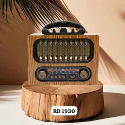 راديو بلوتوث محمول M-1930BT – مع USB وTF وتصميم كلاسيكي