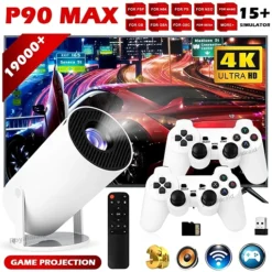 بروجكتر ألعاب ذكي M300 MAX بدقة 4K – مسرح منزلي مع يدين تحكم لاسلكية - صورة 11