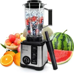 خلاط وفرامة ومحضرة طعام 3 في 1 من ماك ون (MA-8004) - صورة 2