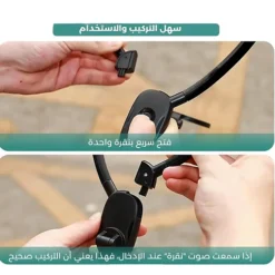 حامل الهاتف المغناطيسي من الرقبة للتصوير الحر والفلوغات بمنظور المستخدم - صورة 5