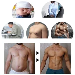 مشد حراري للبطن والظهر من النيوبرين للرجال – قابل للتعديل - صورة 6