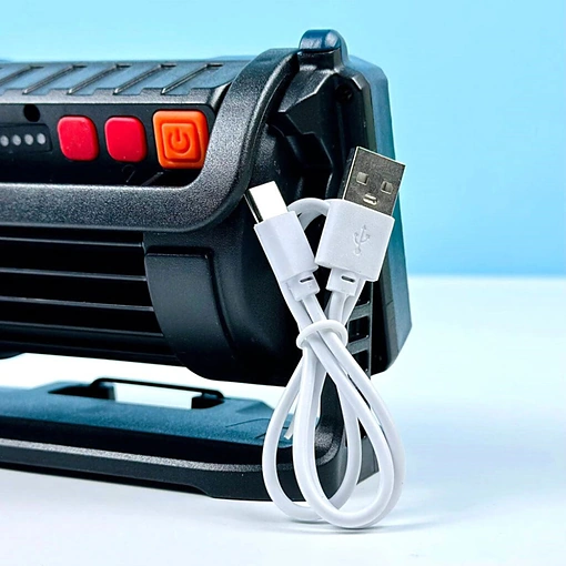 كشاف يدوي LED متعدد الوظائف مع بنك طاقة ومنفذ Type-C - صورة 4