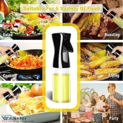 بخاخ زيت متعدد الاستخدامات 220 مل طهي صحي وتحكم مثالي في الزيت - صورة 3