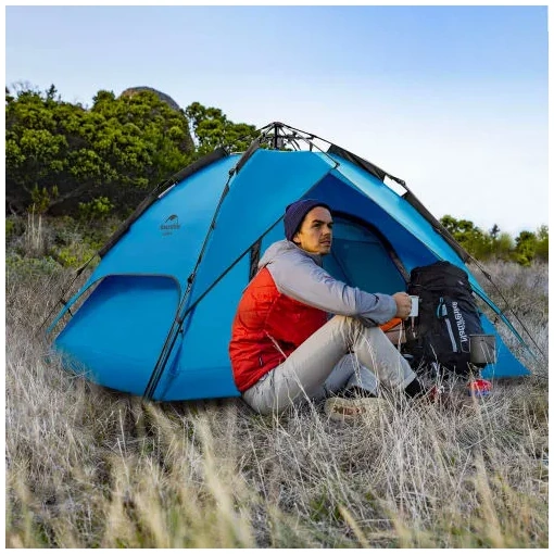 خيمة NATUREHIKE POP UP سريعة الفتح 2.1×1.8 م – لون أزرق - صورة 7