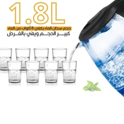 غلاية الماء الكهربائية بقوة 1500 واط وسعة 1.8 لتر من نيشيكا (NS-119) - صورة 5