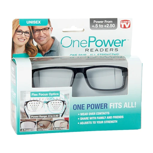 نظارات القراءة ذات التركيز التلقائي One Power Readers للرجال والنساء