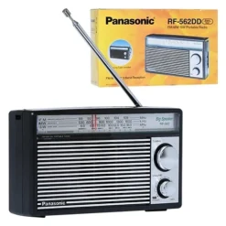 راديو باناسونيك RF-562DD محمول FM/MW/SW ثلاثي الموجات بصوت قوي – يعمل بالبطارية – Panasonic Radio