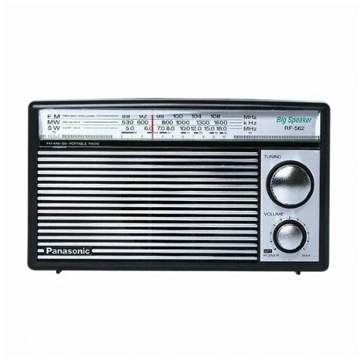 راديو باناسونيك RF-562DD محمول FM/MW/SW ثلاثي الموجات بصوت قوي – يعمل بالبطارية – Panasonic Radio - صورة 3