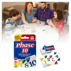 لعبة بطاقات UNO الترفيهية المراحل العشر – Phase 10 لعبة تحديات ومراحل للعائلة والأصدقاء