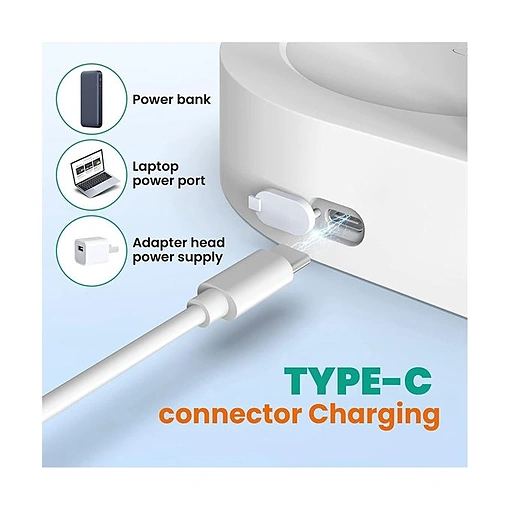 موزع مياه كهربائي محمول يعمل بالشحن – USB Type-C – بطارية 1800mAh - صورة 6