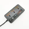 وصلة كهرباء بسلك 5 مداخل USB بطول 2 متر